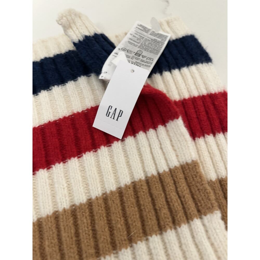 Gap Multi Stripes CASHSOFT Knit Winter Scarf Unisex NWT - Picture 2 of 3